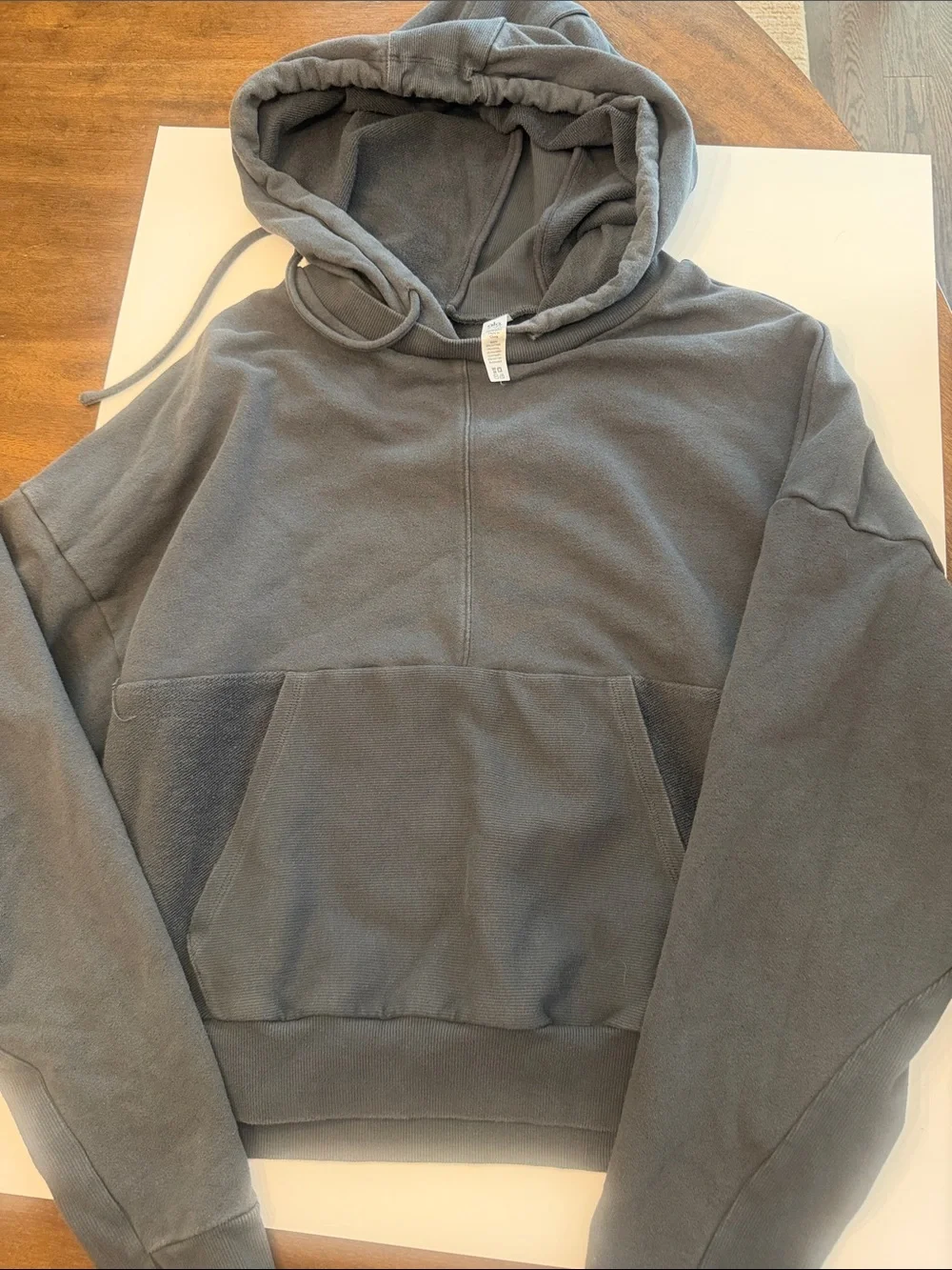 ALO Yoga Men's Slate Gray Pullover Hoodie